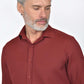 ανδρικό-μονόχρωμο-πουκάμισο-italian-fit