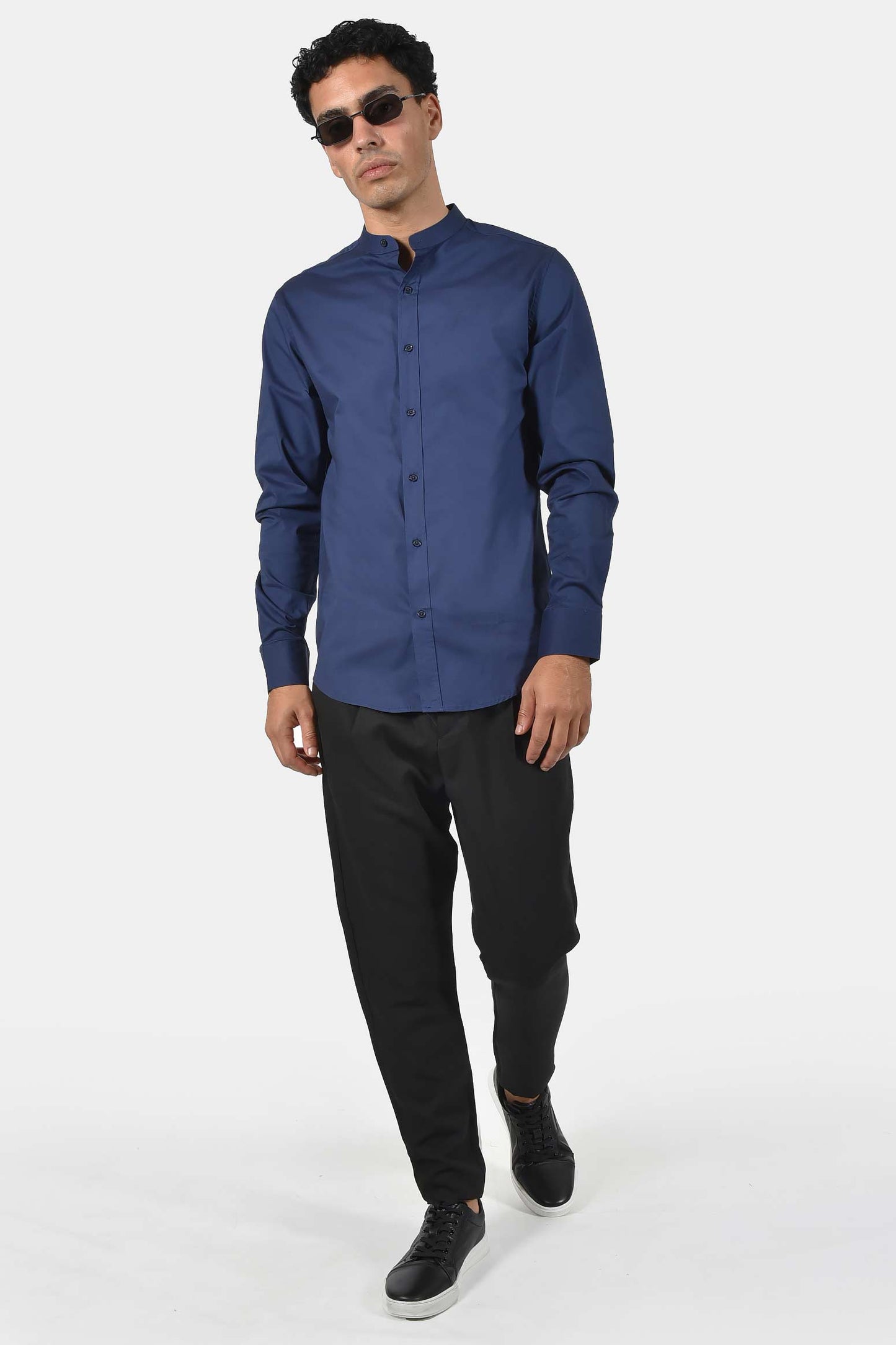 ανδρικό-μάο-βαμβακερό-πουκάμισο-italian-fit