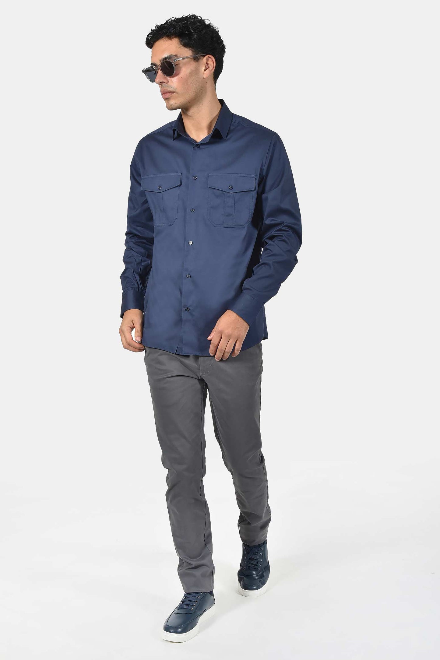 ανδρικό-βαμβακερό-πουκάμισο-με-τσέπες