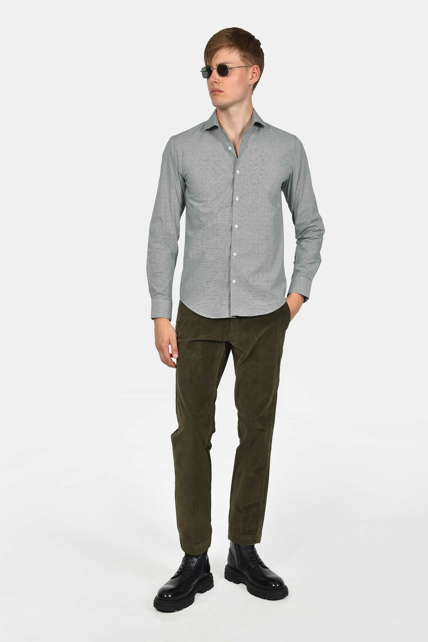 ανδρικό-πουκάμισο-ψιλό-καρό-normal-fit-100%-βαμβάκι