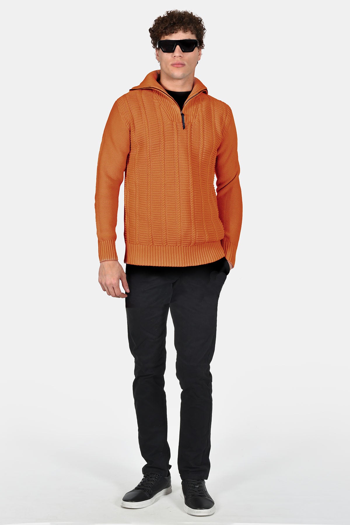 ανδρικό-βαμβακερό-πουλόβερ-με-φερμουάρ-normal-fit