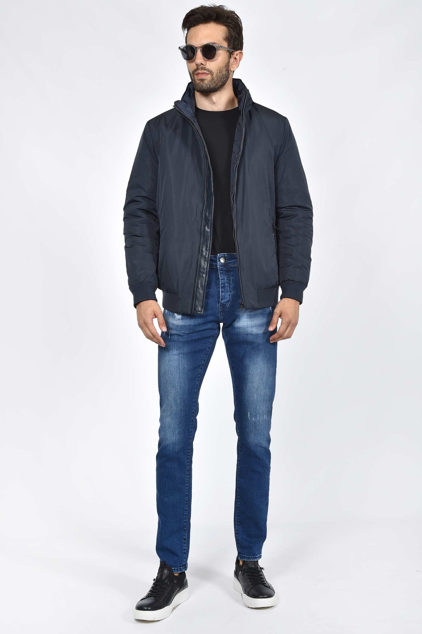 ανδρικό-bomber-μπουφάν-με-εξωτερικές-τσέπες