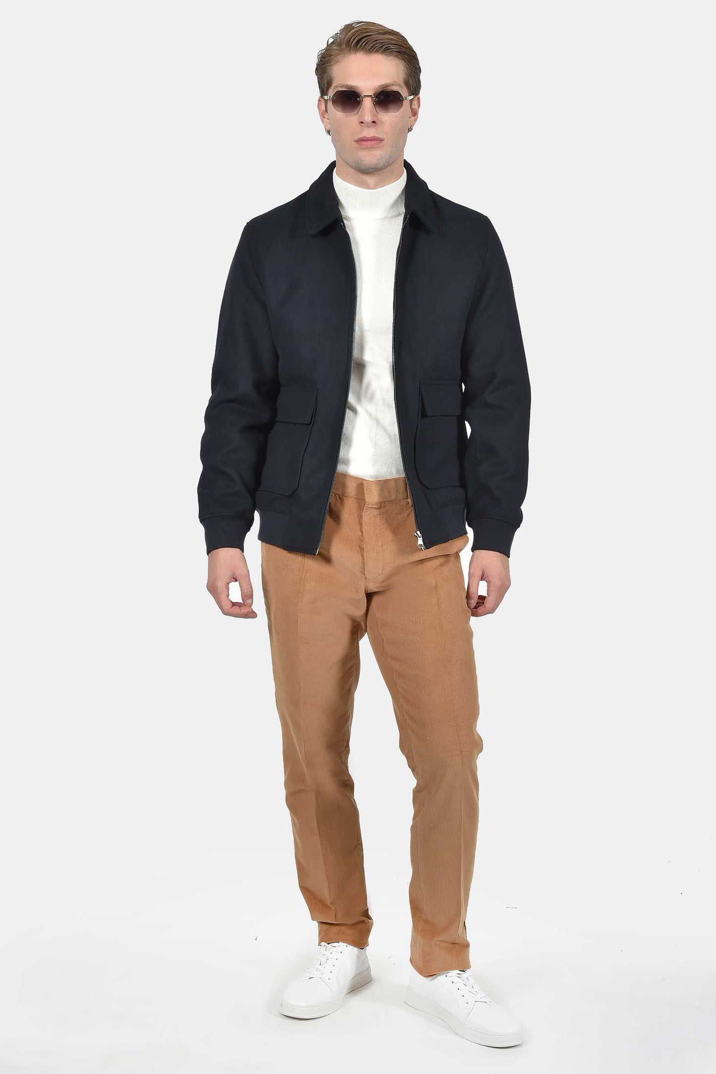 ανδρικό-bomber-μπουφάν-με-γιακά-κα-εξωτερικές-τσέπες