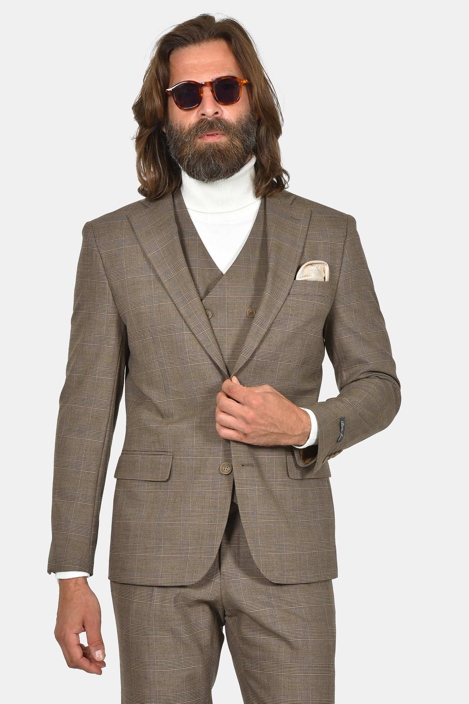 ανδρικό-κοστούμι-με-γιλέκο-slim-fit-εκλεπτυσμένο-στυλ-με-ελαστικότητα