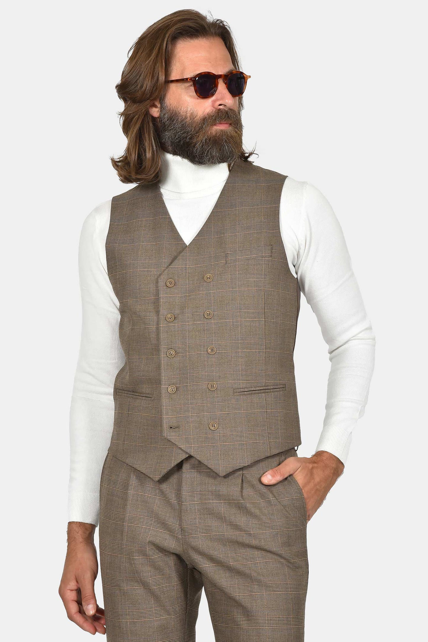 ανδρικό-κοστούμι-με-γιλέκο-slim-fit-εκλεπτυσμένο-στυλ-με-ελαστικότητα