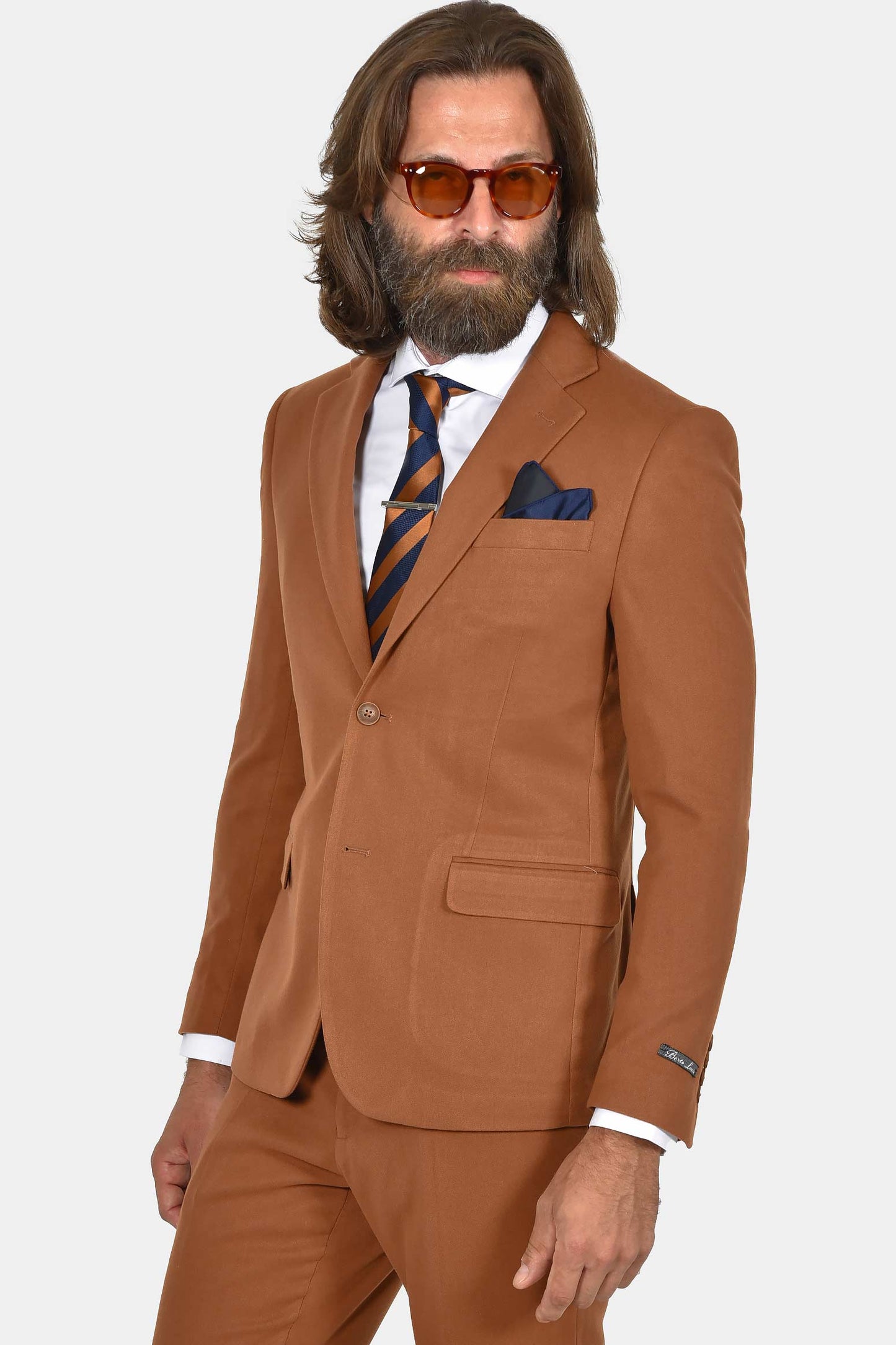 ανδρικό-κοστούμι-slim-fit-peach-feeling