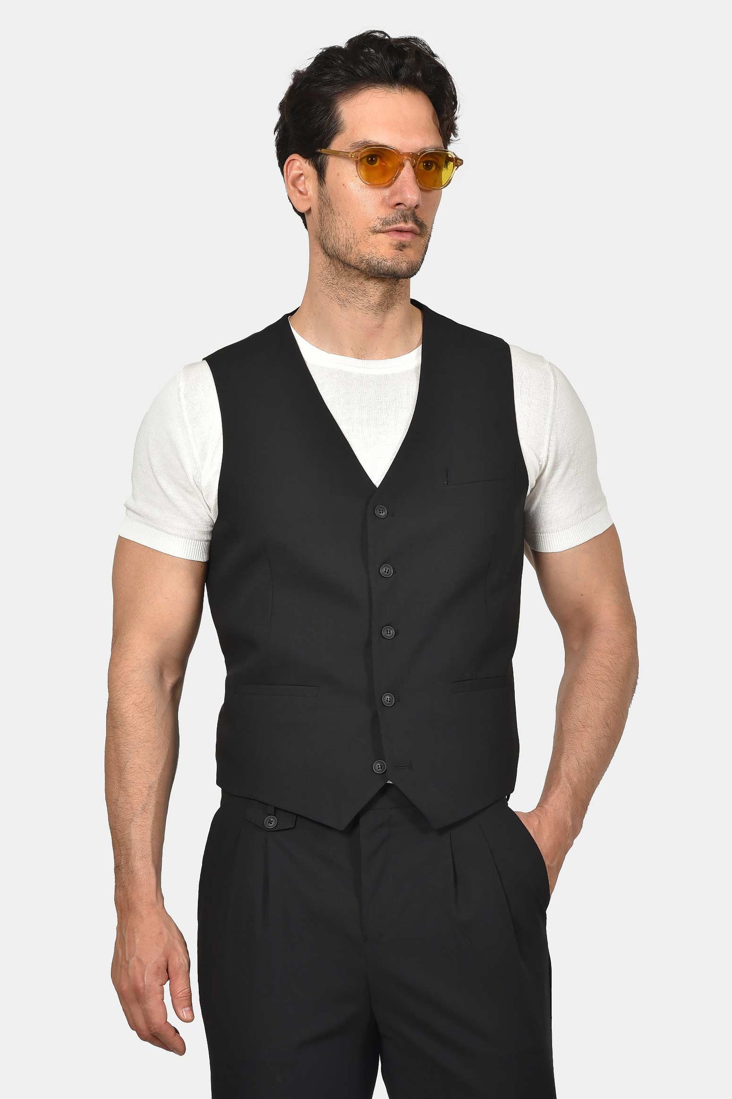 ανδρικό-κοστούμι-με-γιλέκο-slim-fit-classic-line-mix-wool-με-κομψή-tailored-εφαρμογή