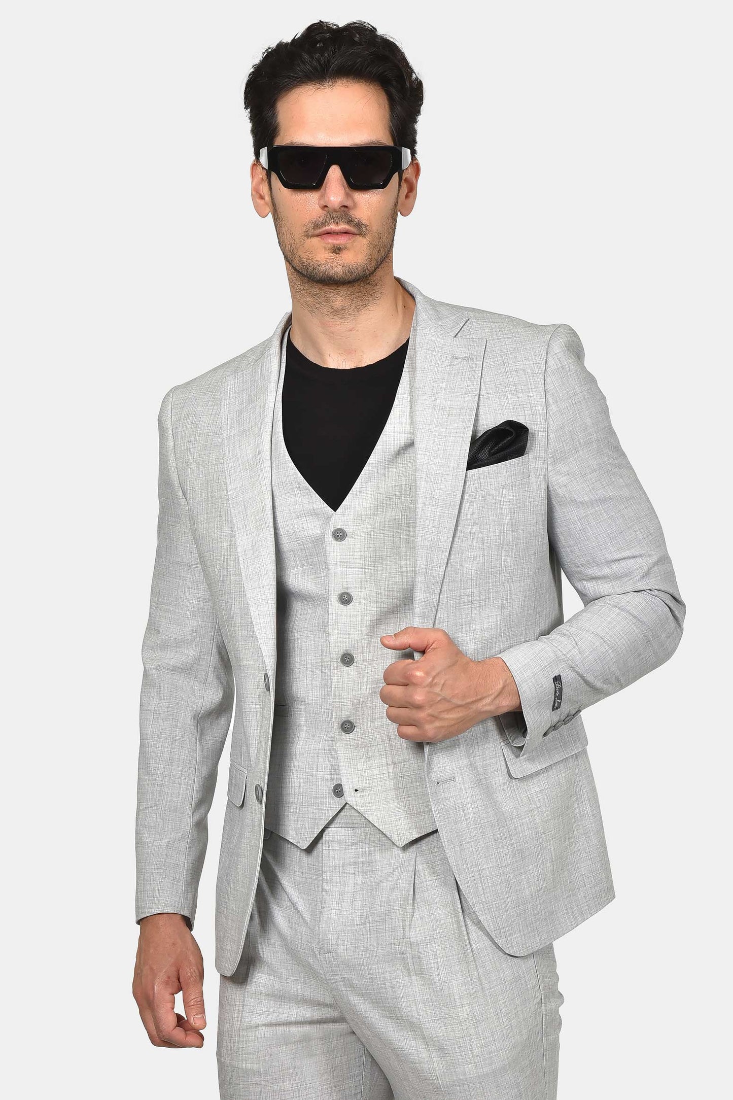 ανδρικό-κοστούμι-με-γιλέκο-slim-fit-classic-line-mix-wool-με-κομψή-tailored-εφαρμογή