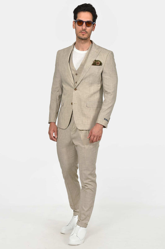 ανδρικό-κοστούμι-με-γιλέκο-slim-fit-classic-line-mix-wool-με-κομψή-tailored-εφαρμογή