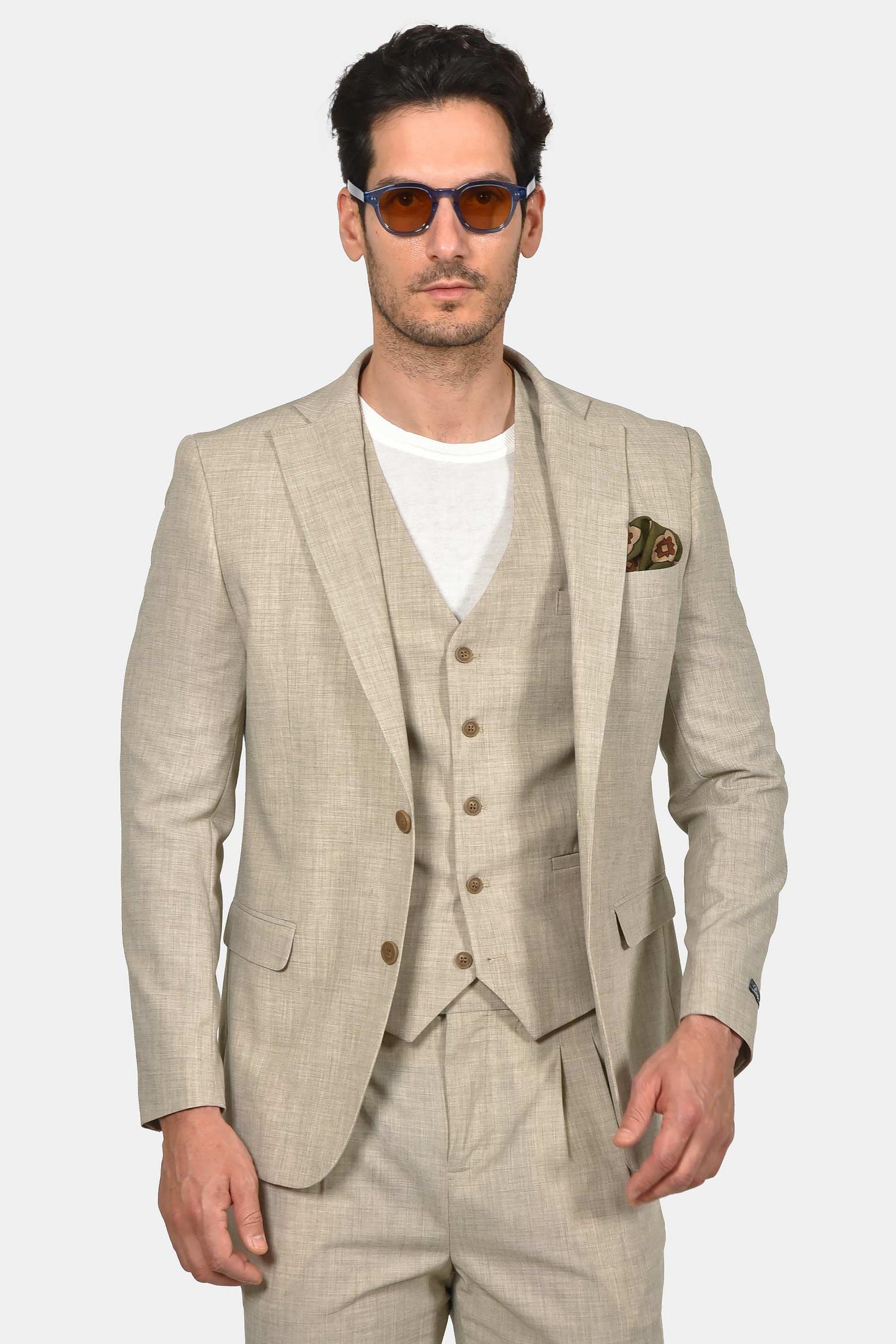 ανδρικό-κοστούμι-με-γιλέκο-slim-fit-classic-line-mix-wool-με-κομψή-tailored-εφαρμογή