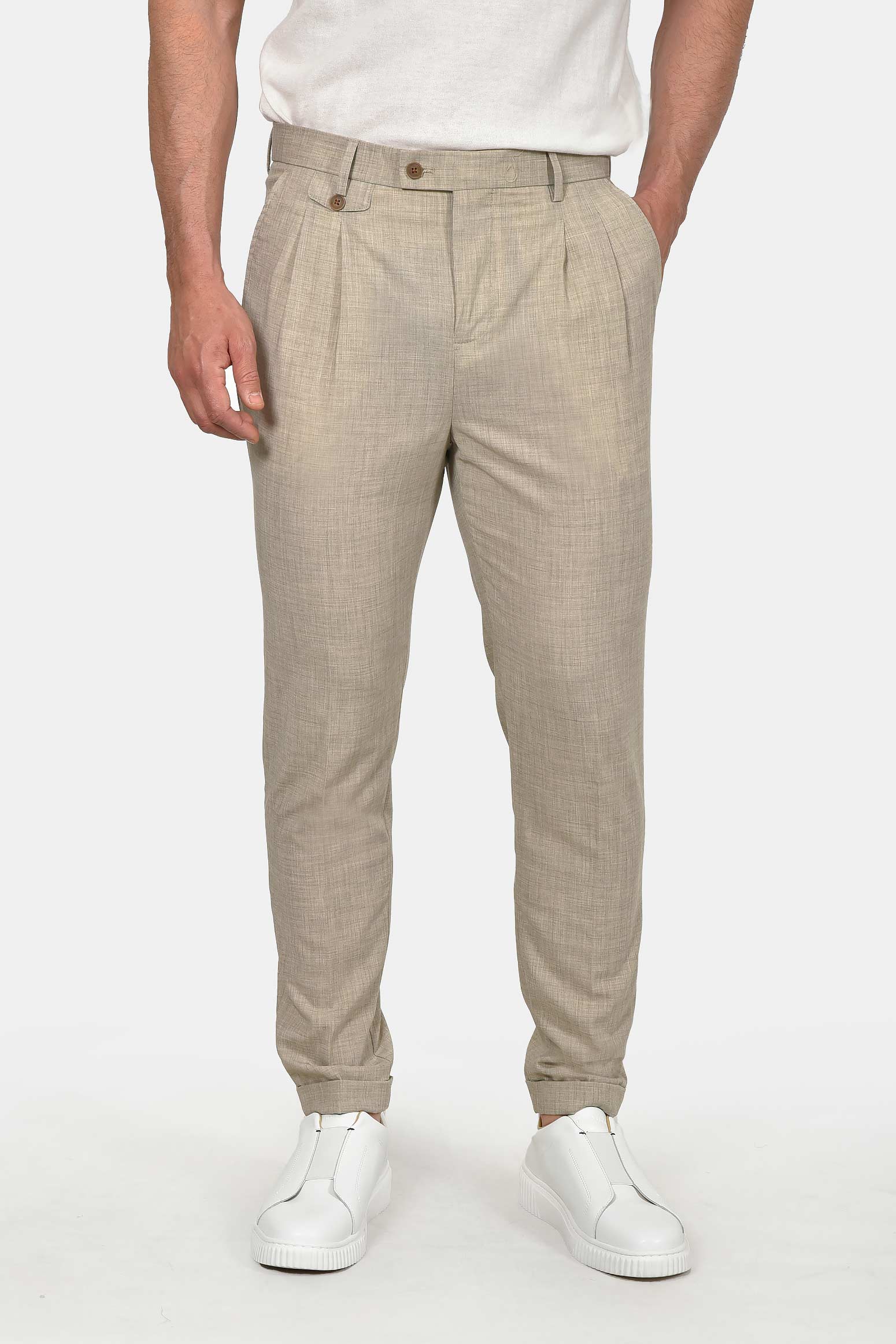 ανδρικό-κοστούμι-με-γιλέκο-slim-fit-classic-line-mix-wool-με-κομψή-tailored-εφαρμογή