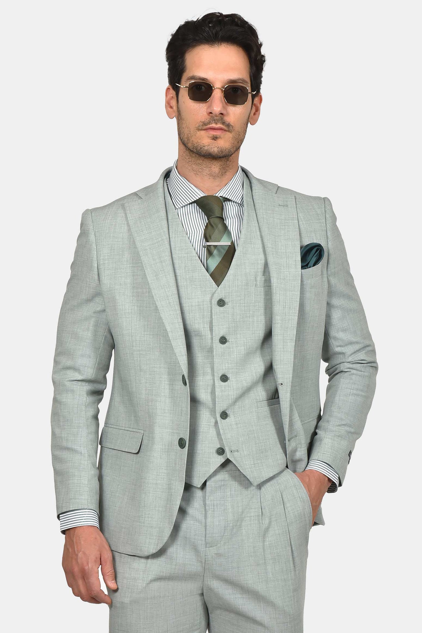 ανδρικό-κοστούμι-με-γιλέκο-slim-fit-classic-line-mix-wool-με-κομψή-tailored-εφαρμογή
