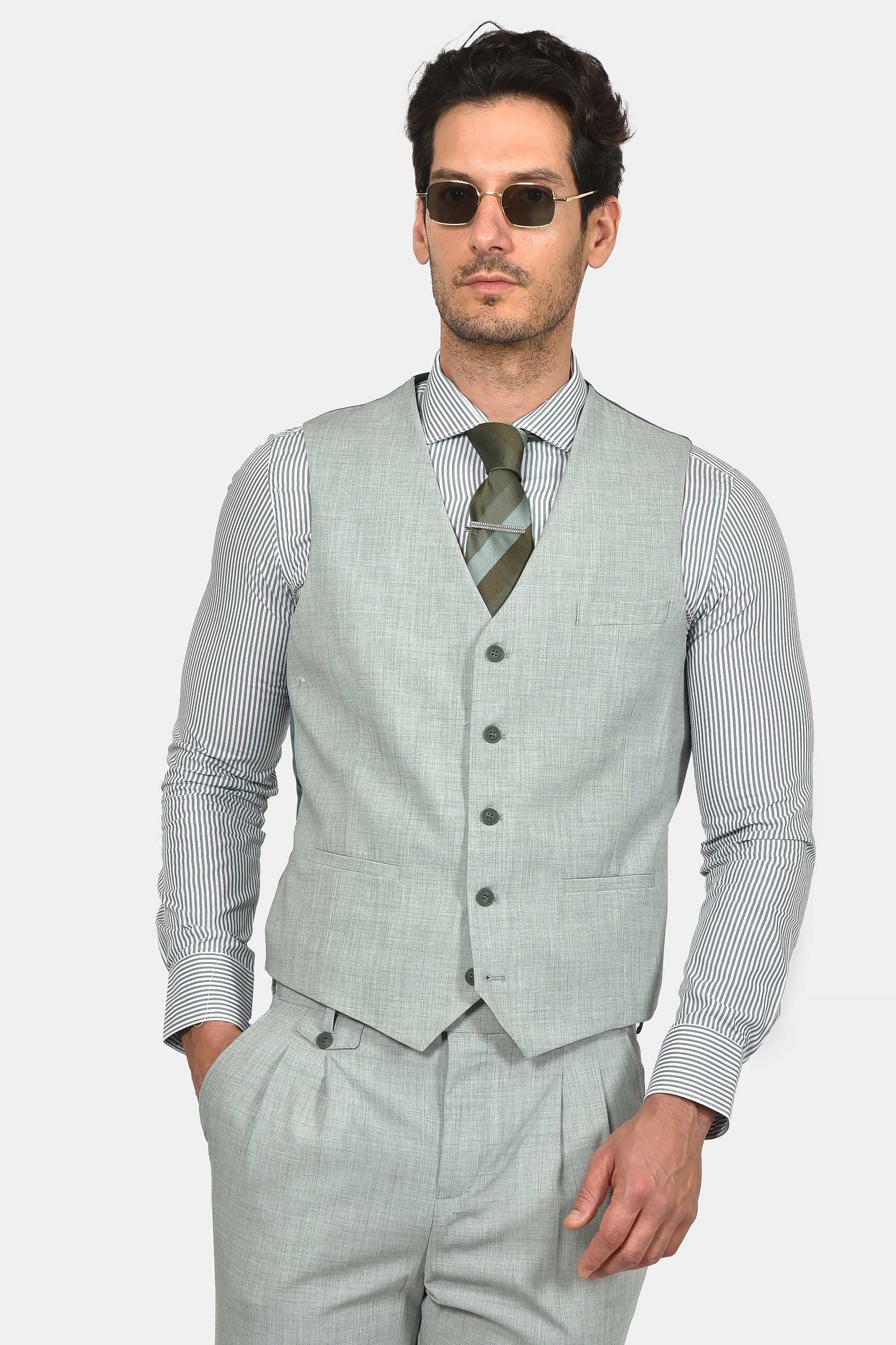 ανδρικό-κοστούμι-με-γιλέκο-slim-fit-classic-line-mix-wool-με-κομψή-tailored-εφαρμογή
