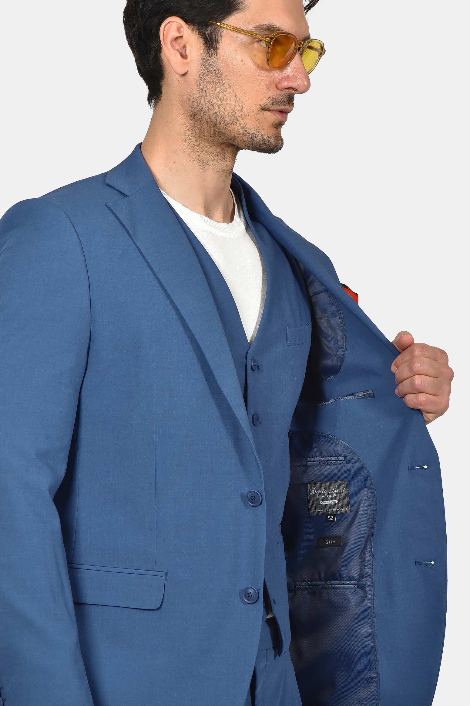 ανδρικό-κοστούμι-με-γιλέκο-slim-fit-classic-line-mix-wool-με-κομψή-tailored-εφαρμογή