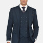 ανδρικό-κοστούμι-με-σταυρωτό-γιλέκο-slim-fit-&-μυτερό-πέτο-για-επίσημες-εμφανίσεις