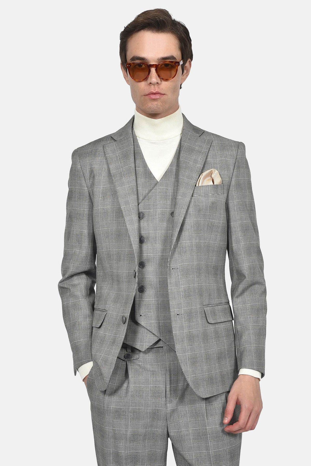 ανδρικό-κοστούμι-με-γιλέκο-slim-fit-με-μαλλί-&-καρό-σχέδιο-για-διαχρονική-κομψότητα