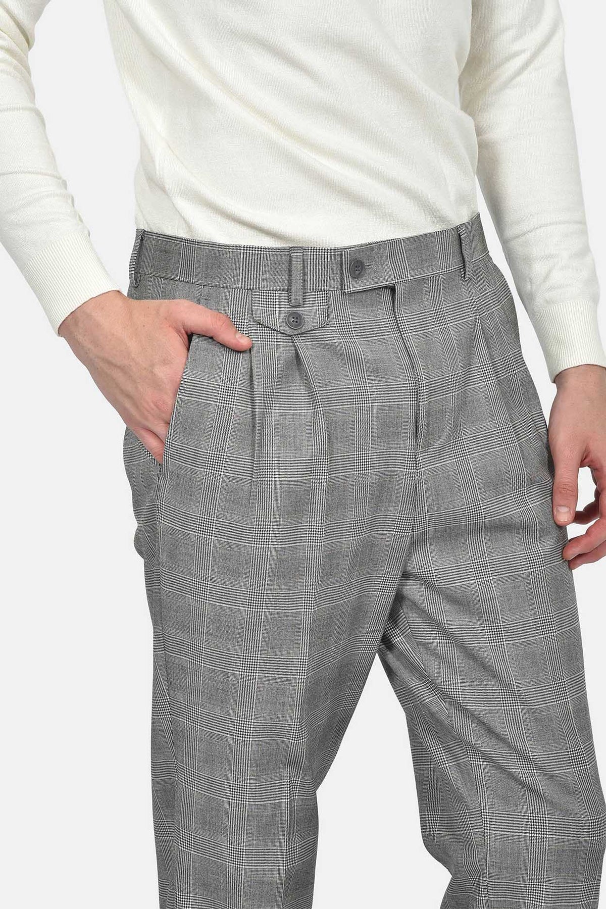 ανδρικό-κοστούμι-με-γιλέκο-slim-fit-με-μαλλί-&-καρό-σχέδιο-για-διαχρονική-κομψότητα