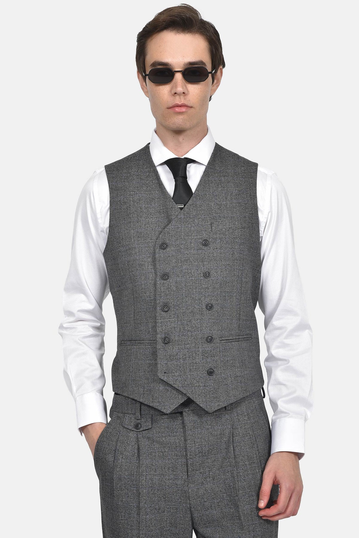 ανδρικό-κοστούμι-με-γιλέκο-slim-fit-με-μαλλί-&-καρό-σχέδιο-για-διαχρονική-κομψότητα