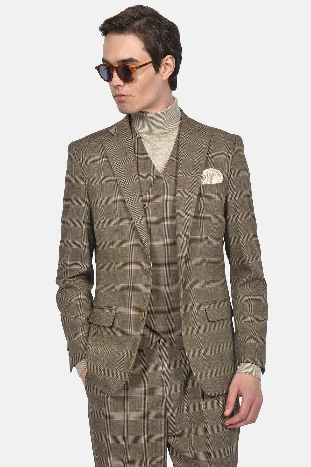 ανδρικό-κοστούμι-με-γιλέκο-slim-fit-με-μαλλί-&-καρό-σχέδιο-για-διαχρονική-κομψότητα