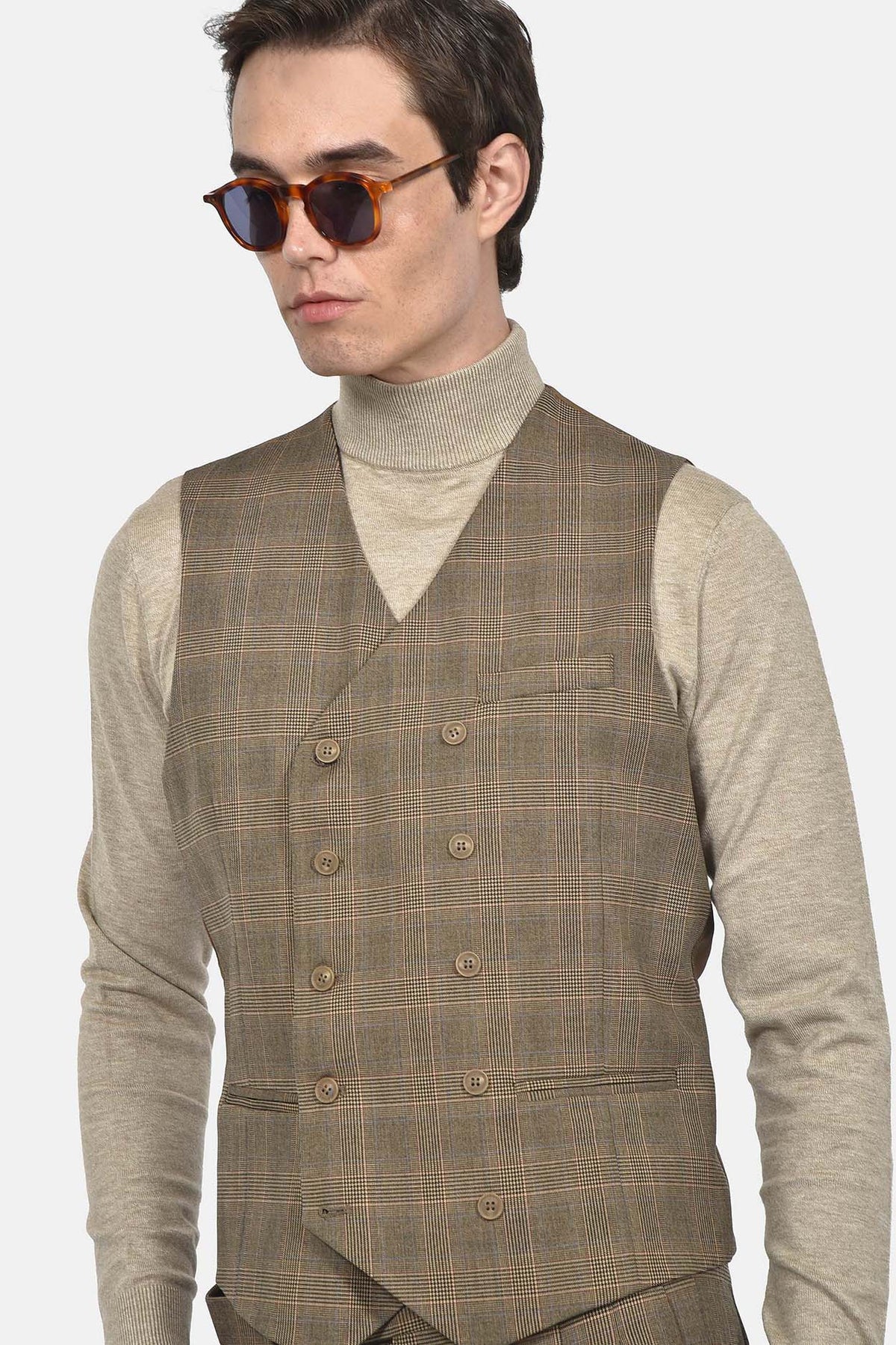 ανδρικό-κοστούμι-με-γιλέκο-slim-fit-με-μαλλί-&-καρό-σχέδιο-για-διαχρονική-κομψότητα