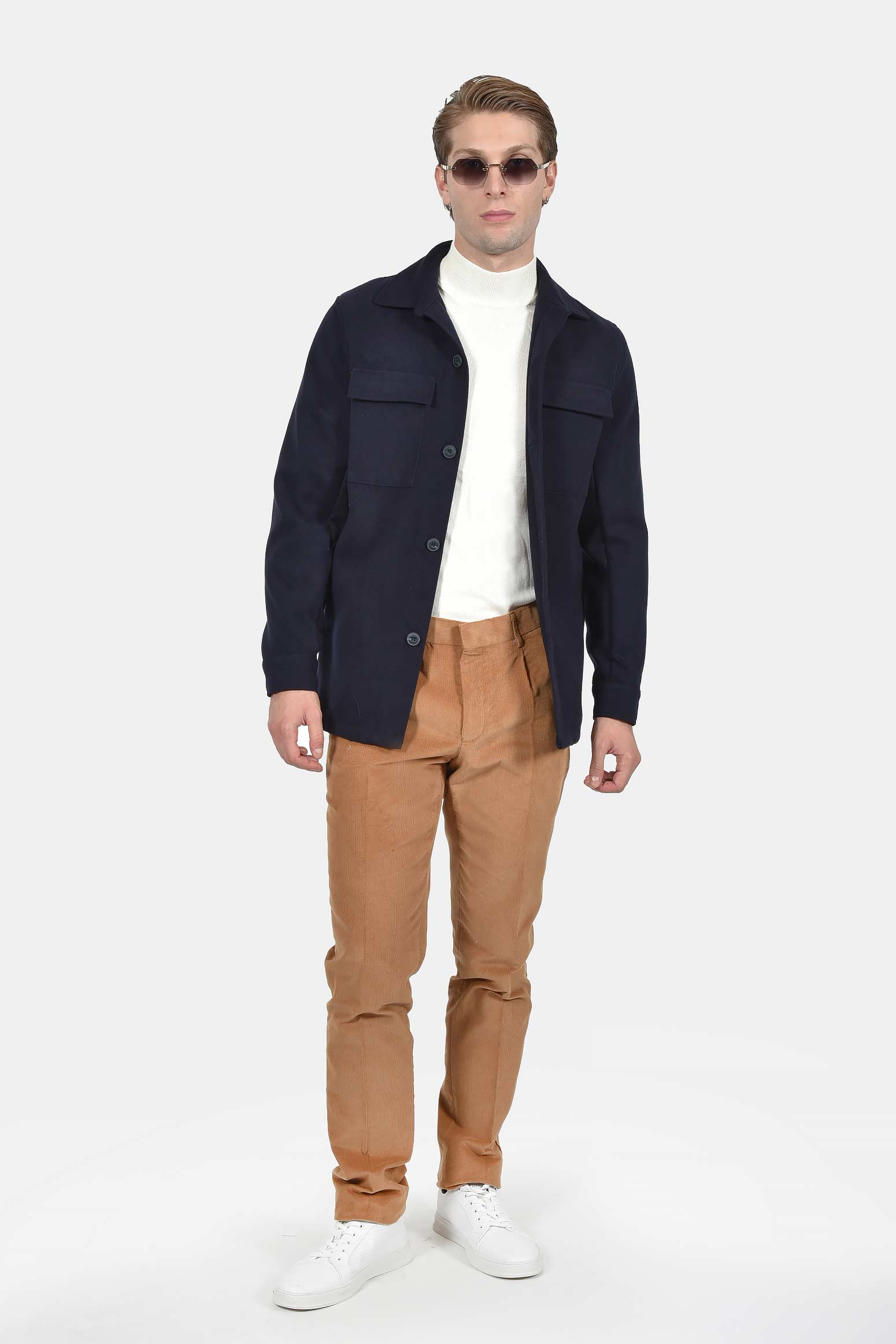 ανδρικό-shacket-normal-fit-με-τσέπες-στο-στήθος