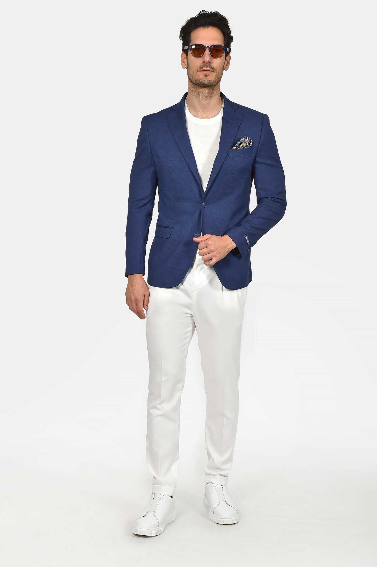 ανδρικό-σακάκι-slim-fit-classic-line-με-ελαστική-άνεση-&-διακριτή-υφή