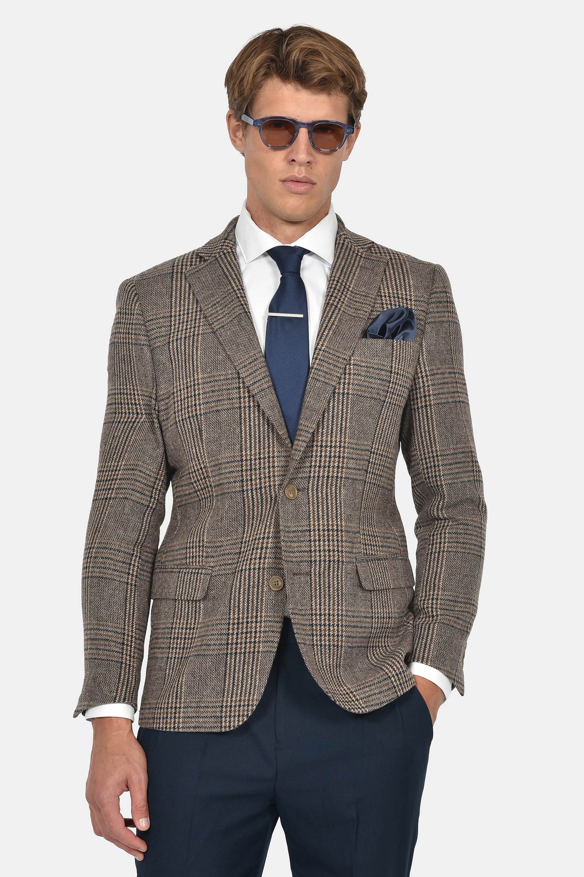 ανδρικό-καρό-σακάκι-slim-fit-με-wool-σύνθεση-&-notch-πέτο-για-χειμερινές-εμφανίσεις