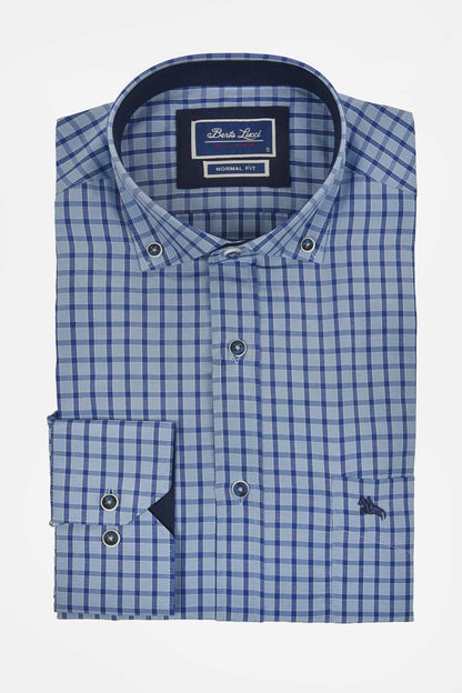 ανδρικό-καρό-πουκάμισο-normal-fit-με-button-down-γιακά-ιδανικό-για-όλη-την-ημέρα