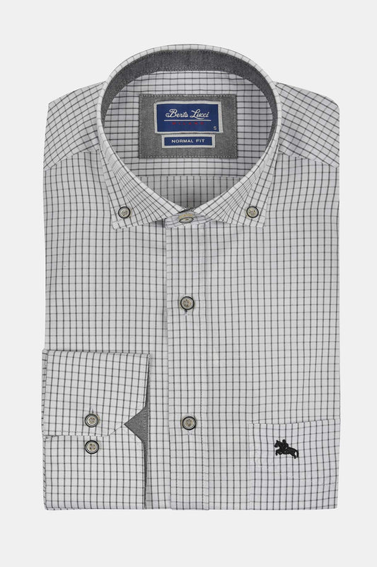 ανδρικό-καρό-πουκάμισο-normal-fit-με-γιακά-button-down-για-κομψές-εμφανίσεις