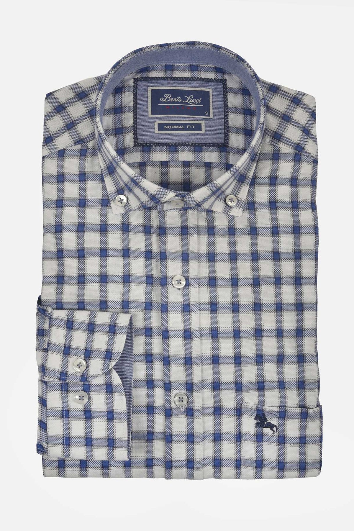 ανδρικό-καρό-πουκάμισο-normal-fit-με-button-down-γιακά-για-casual-στυλ