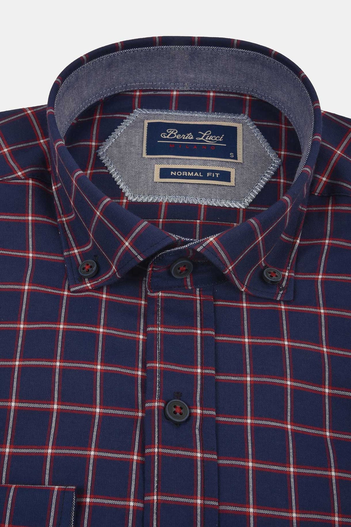 ανδρικό-καρό-πουκάμισο-normal-fit-με-γιακά-button-down-που-φοριέται-εύκολα