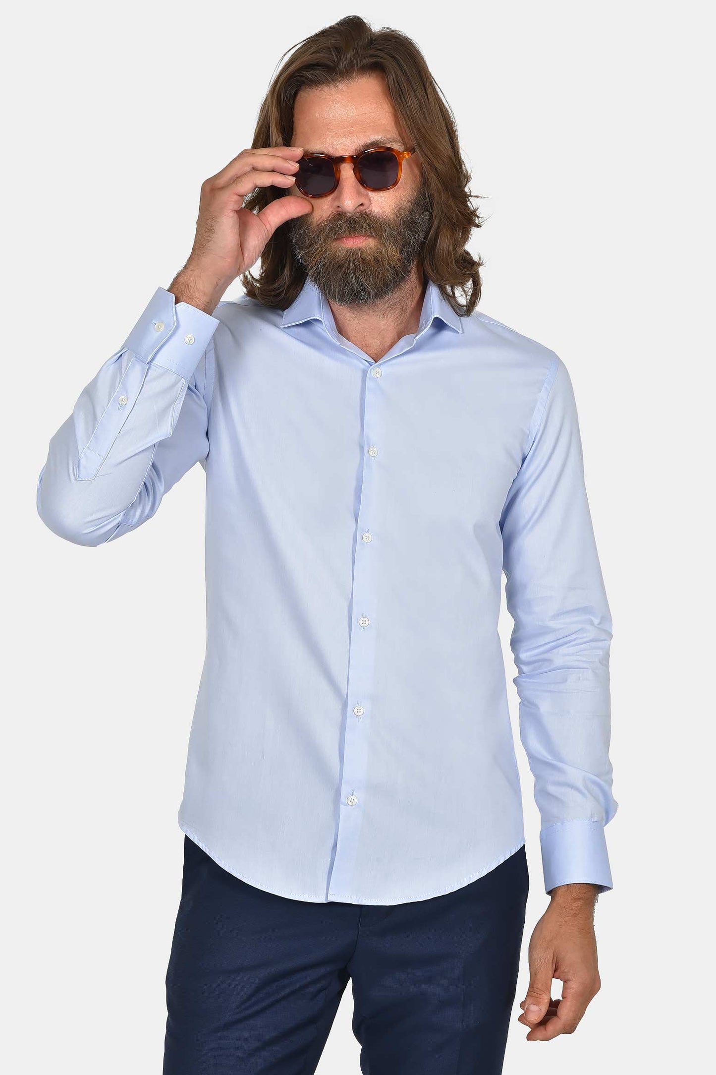 ανδρικό-βαμβακερό-πουκάμισο-με-σχέδιο-ψαροκόκκαλο