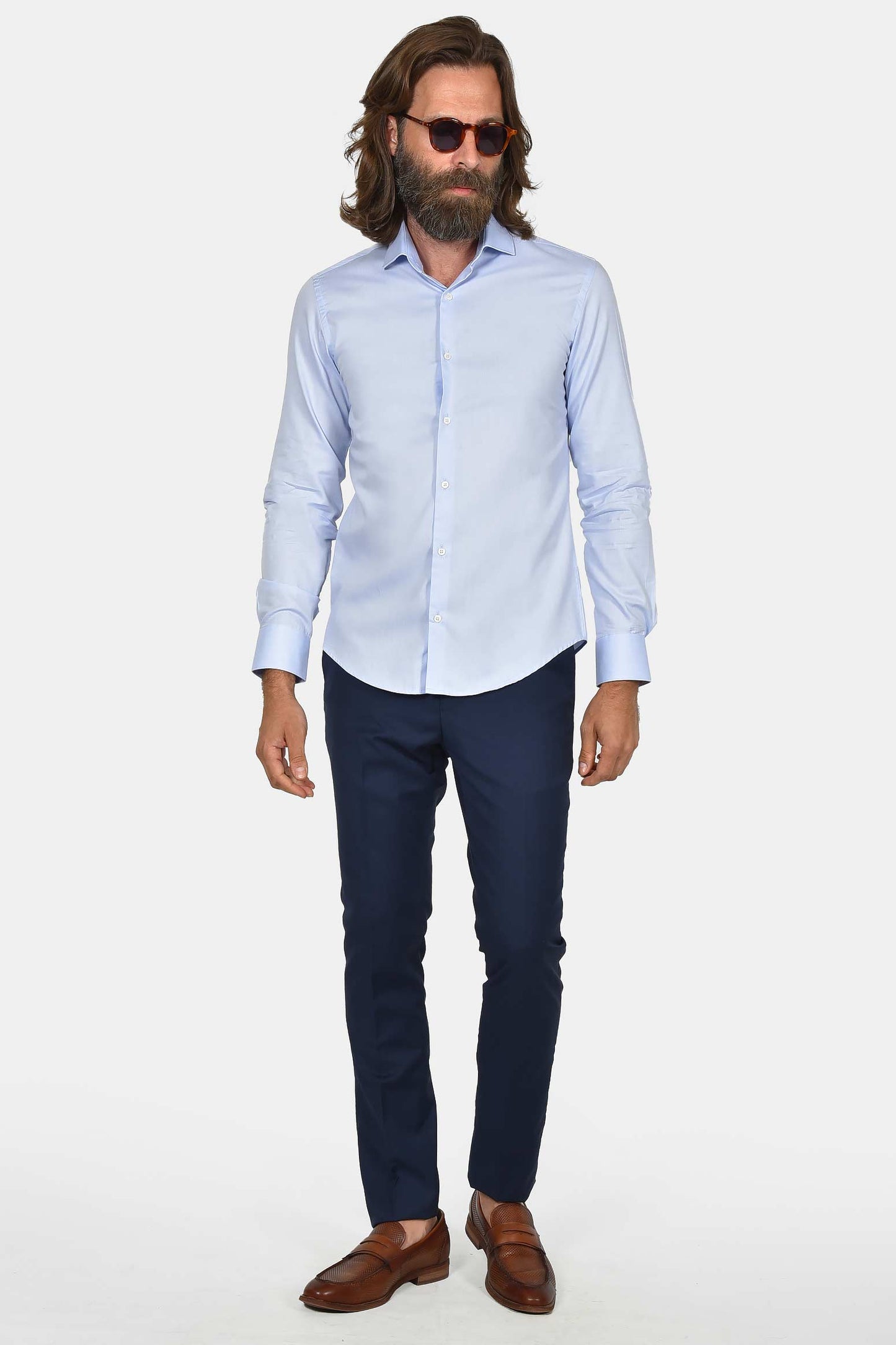 ανδρικό-βαμβακερό-πουκάμισο-με-σχέδιο-ψαροκόκκαλο