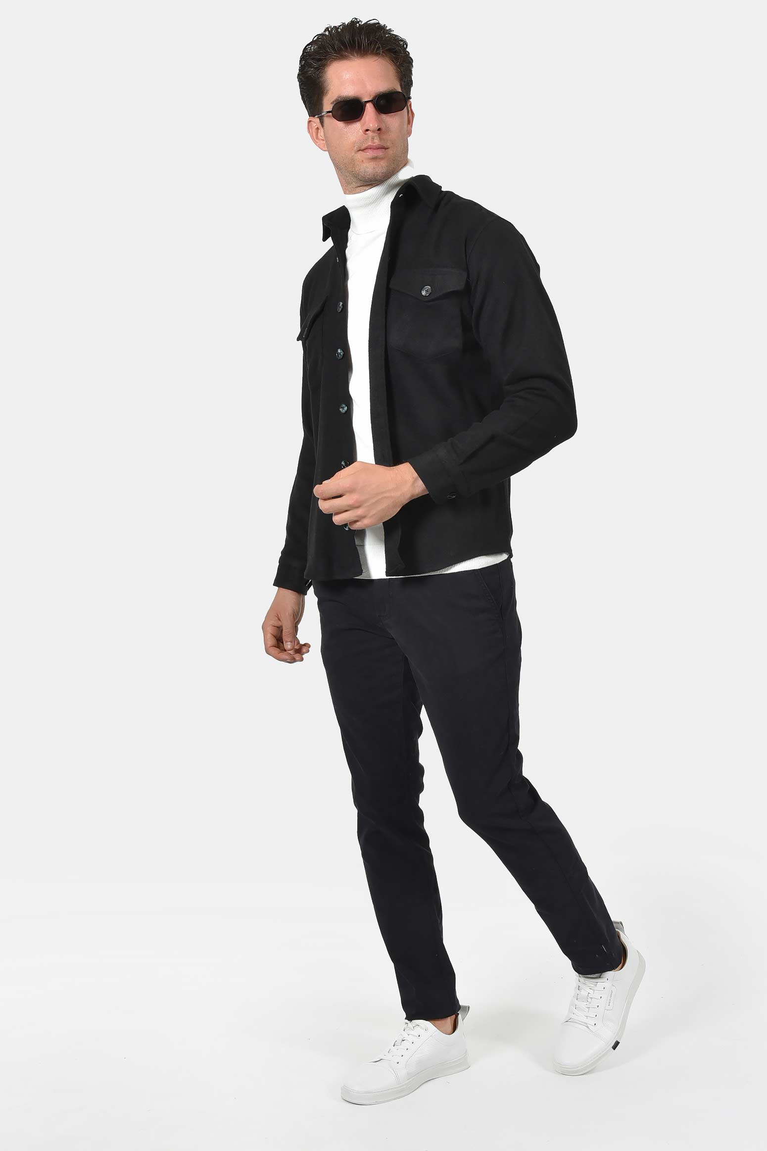 ανδρικό-overshirt-normal-fit-με-μπροστινές-τσέπες