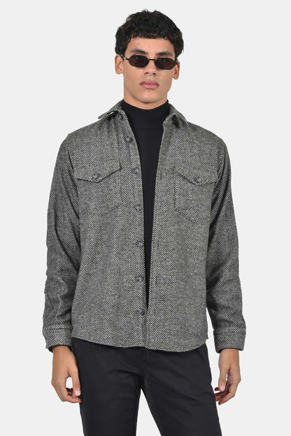 ανδρικό-overshirt-normal-fit-με-ύφανση-ψαροκόκκαλο