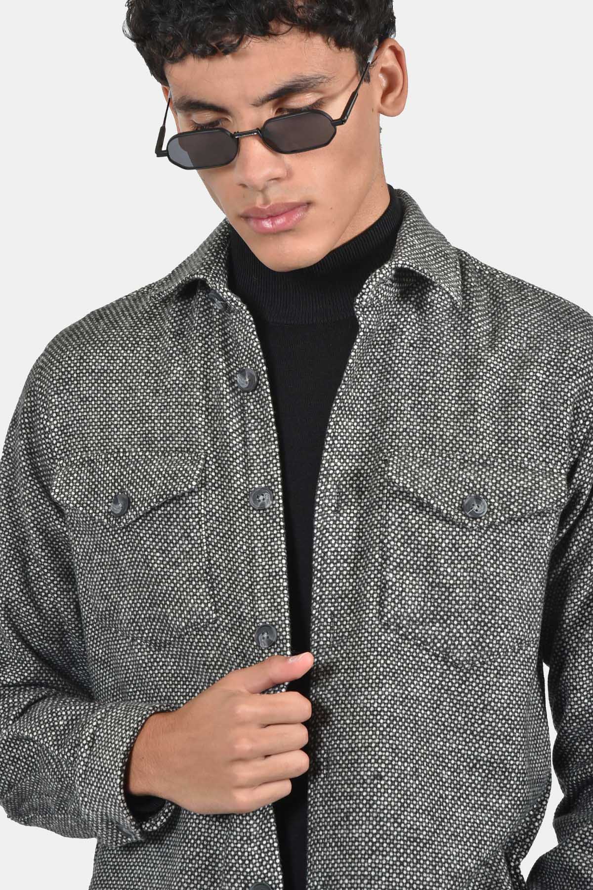 ανδρικό-overshirt-normal-fit-με-ύφανση-ψαροκόκκαλο