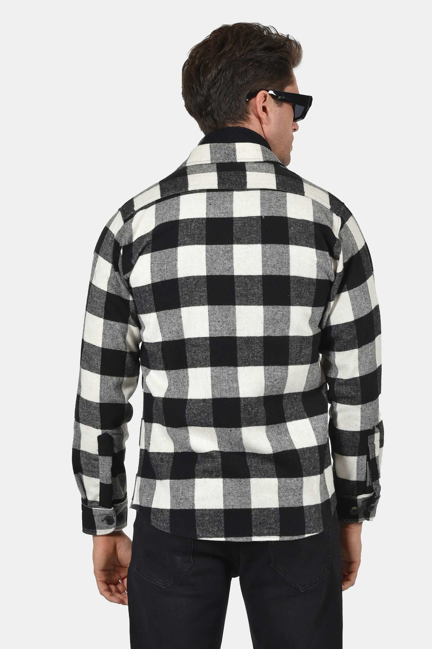 ανδρικό-overshirt-πουκάμισο-με-καρό-σχέδιο-σε-κανονική-γραμμή