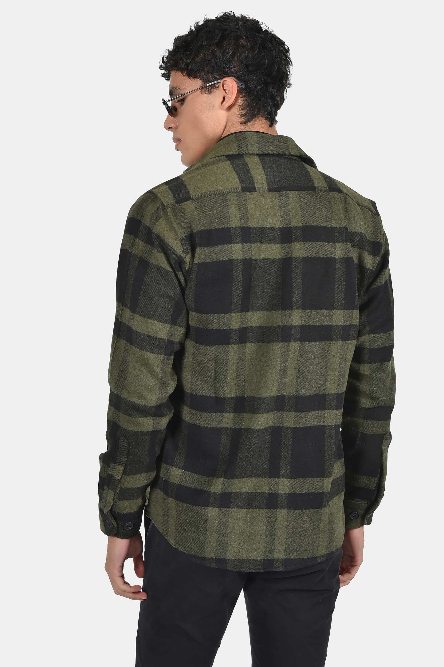 ανδρικό-overshirt-πουκάμισο-με-καρό-σχέδιο-σε-κανονική-γραμμή