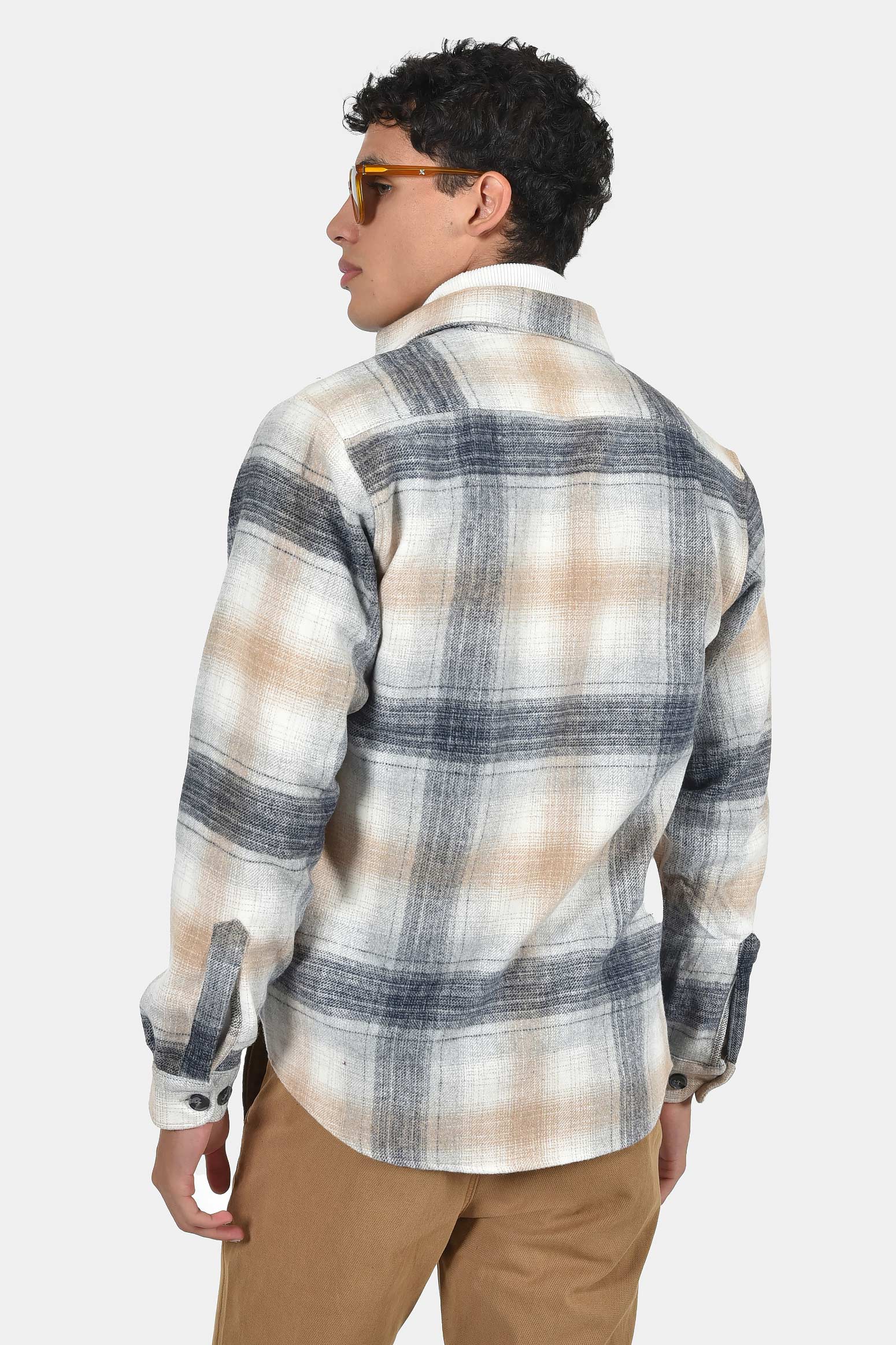 ανδρικό-καρό-overshirt-normal-fit