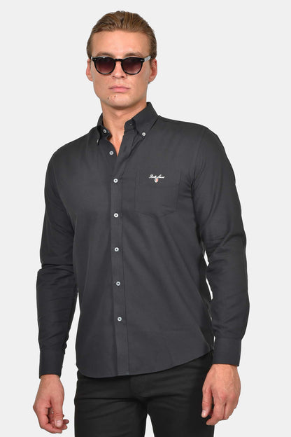 ανδρικό-button-down-πουκάμισο-normal-fit-100%-βαμβάκι-&-all-day-άνεση