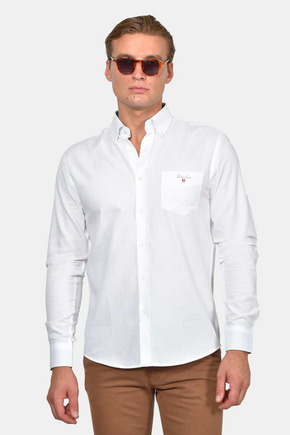 ανδρικό-button-down-πουκάμισο-normal-fit-100%-βαμβάκι-&-all-day-άνεση