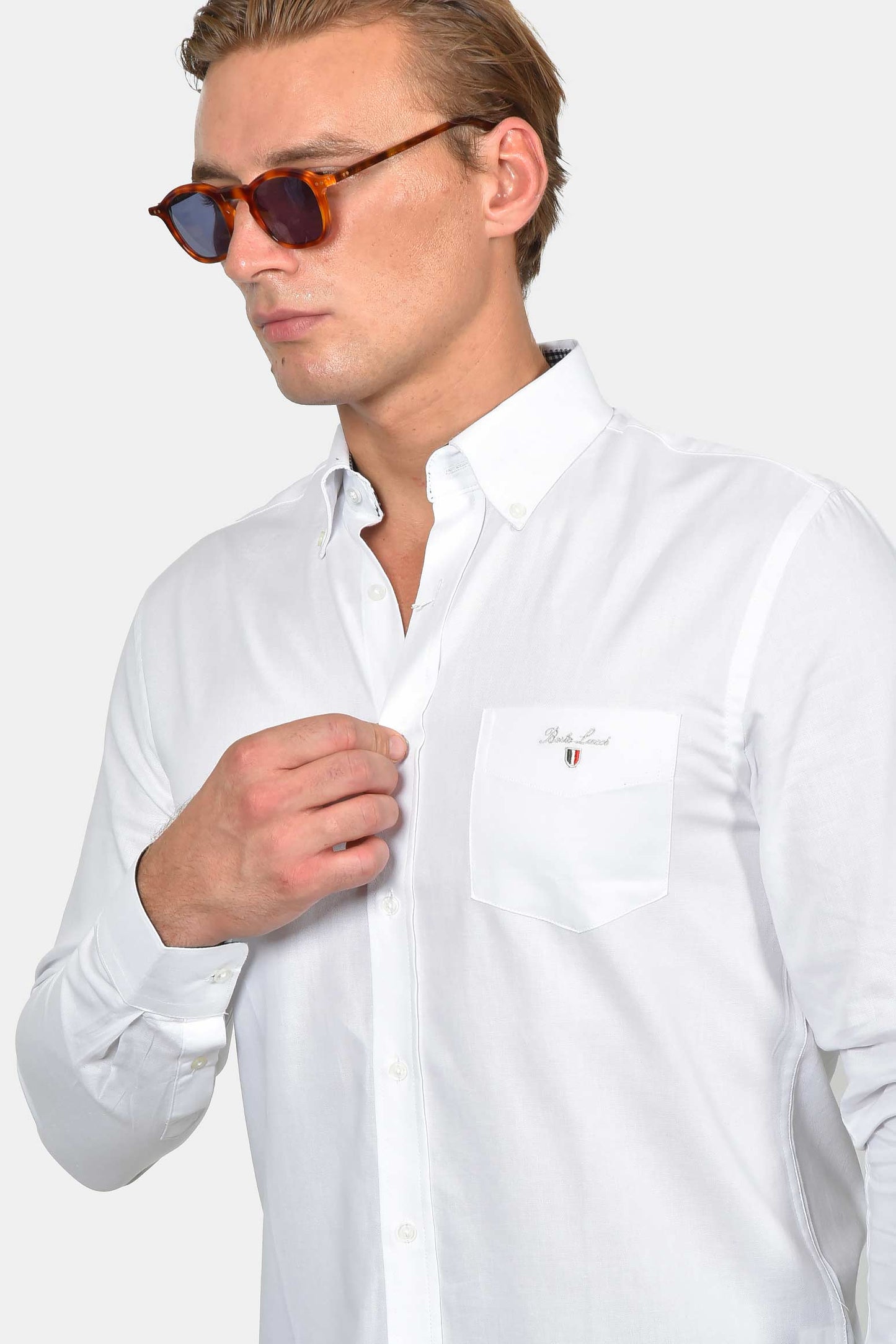 ανδρικό-button-down-πουκάμισο-normal-fit-100%-βαμβάκι-&-all-day-άνεση