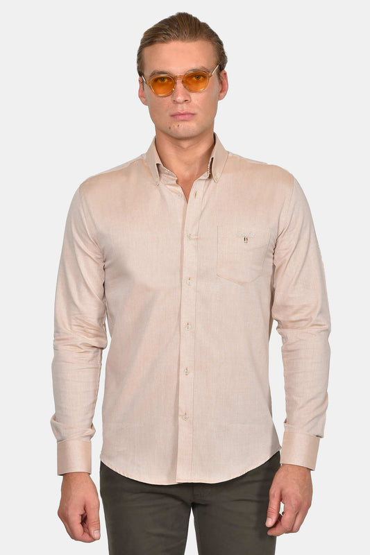ανδρικό-button-down-πουκάμισο-normal-fit-100%-βαμβάκι-&-all-day-άνεση