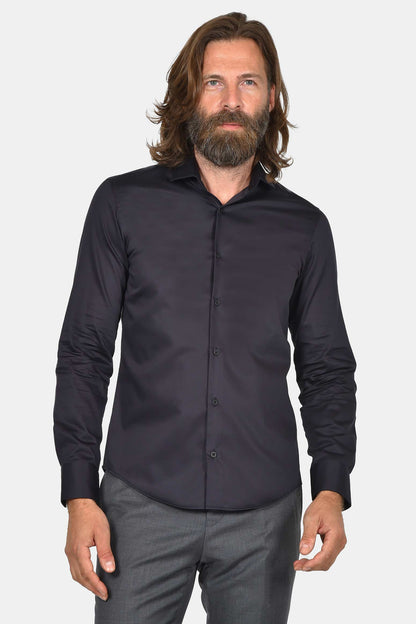 ανδρικό-μονόχρωμο-επίσημο-πουκάμισο-100%-βαμβάκι