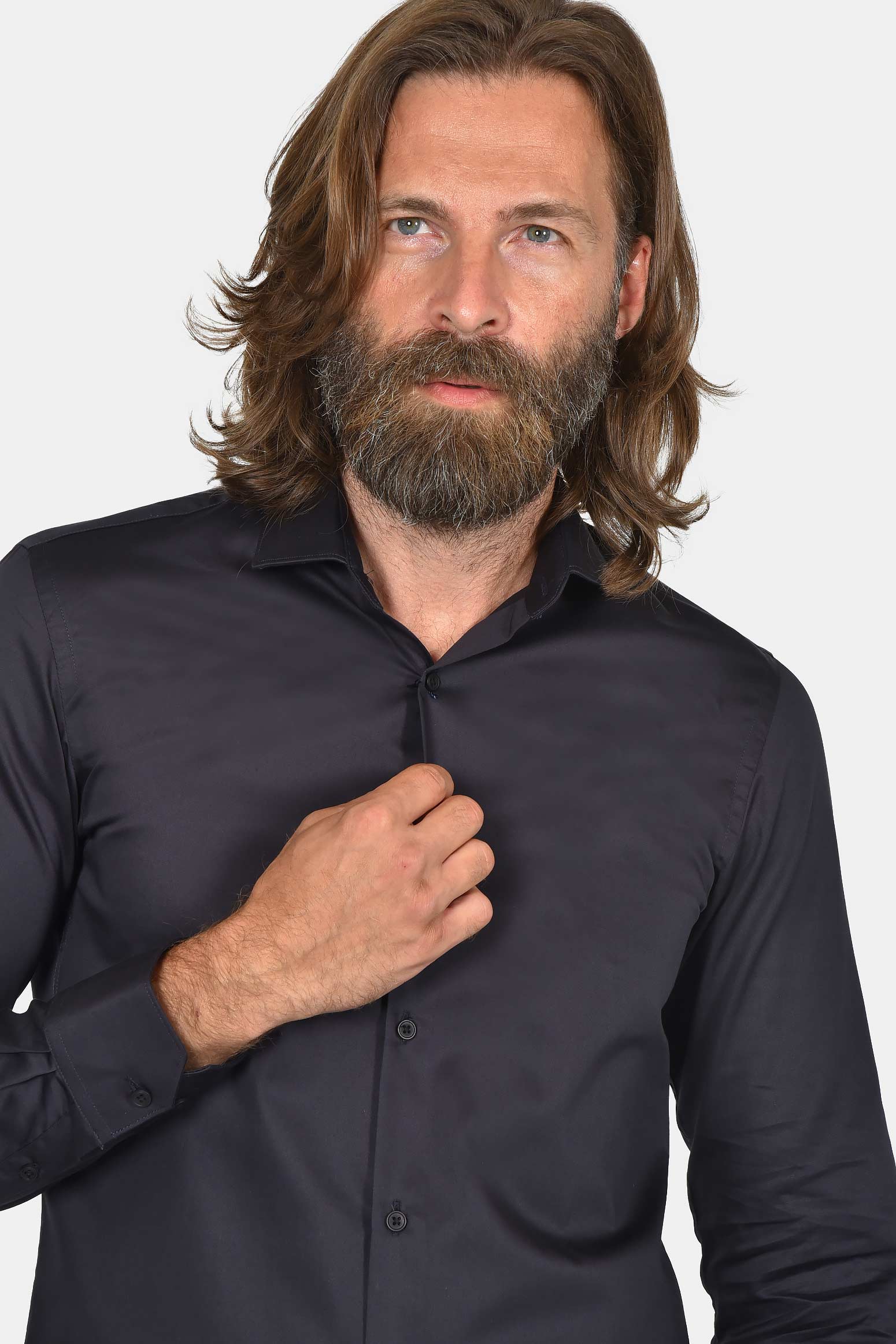 ανδρικό-μονόχρωμο-επίσημο-πουκάμισο-100%-βαμβάκι