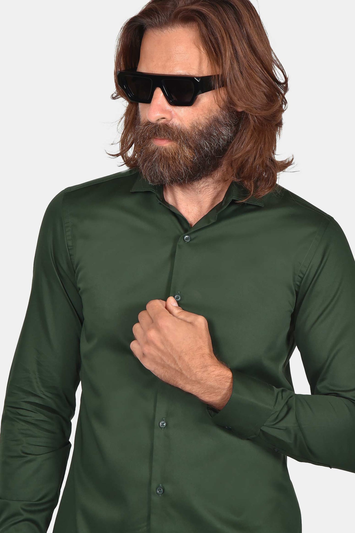 ανδρικό-μονόχρωμο-επίσημο-πουκάμισο-100%-βαμβάκι