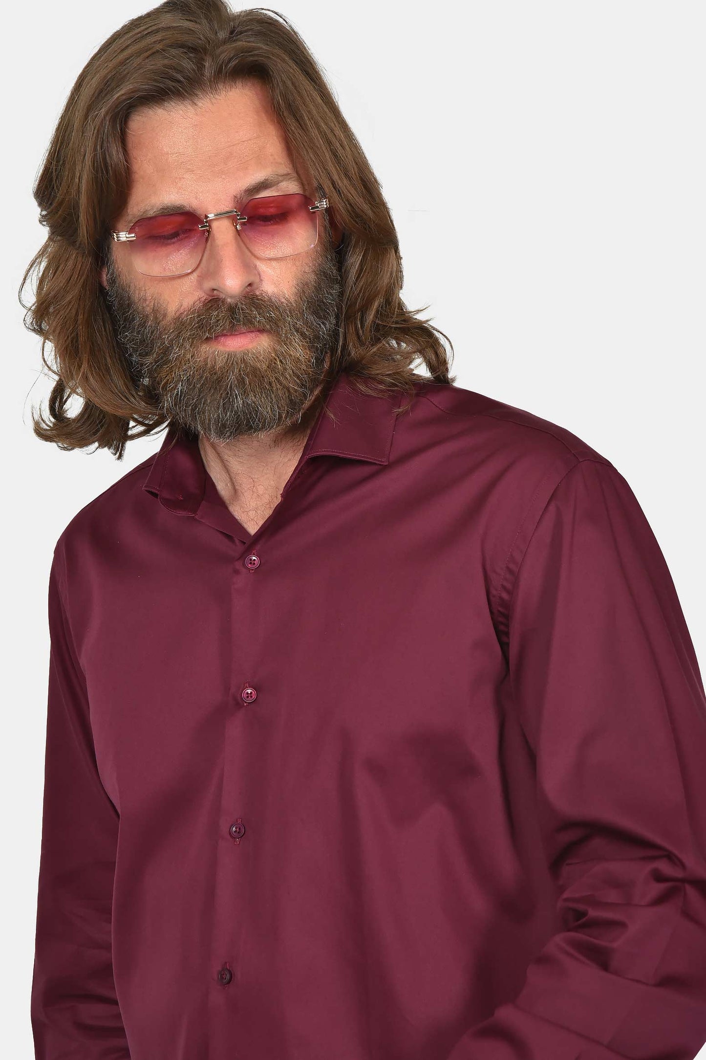 ανδρικό-μονόχρωμο-επίσημο-πουκάμισο-100%-βαμβάκι