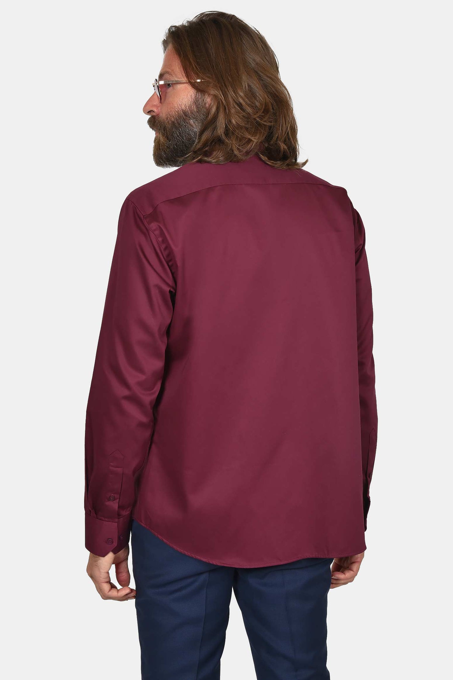 ανδρικό-μονόχρωμο-επίσημο-πουκάμισο-100%-βαμβάκι