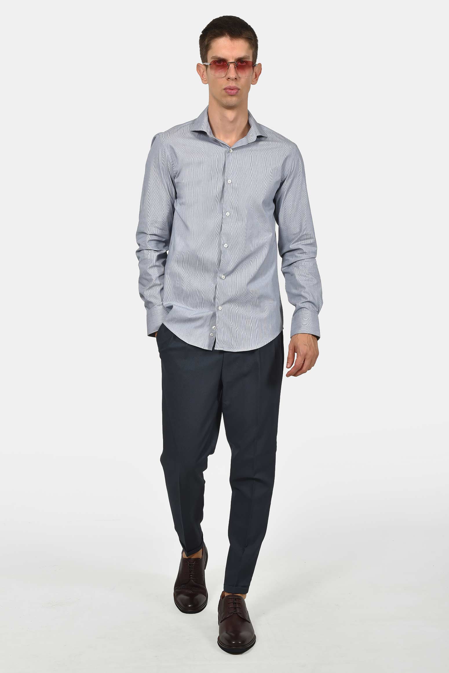 ανδρικό-επίσημο-πουκάμισο-normal-fit-100%-βαμβακερό-με-κλασικό-γιακά-&-διακριτική-υφή