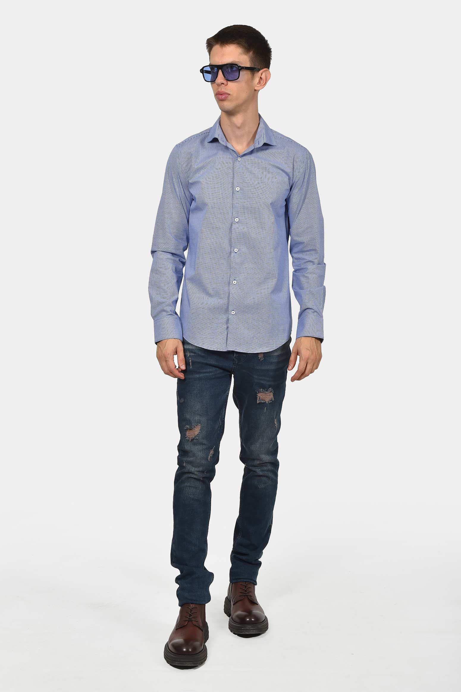 ανδρικό-πουκάμισο-ψιλό-καρό-normal-fit-100%-βαμβάκι